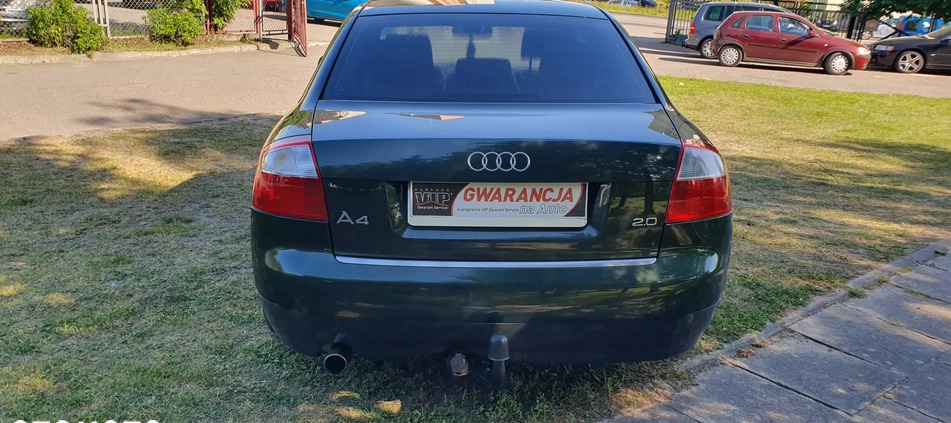 Audi A4 cena 8700 przebieg: 398415, rok produkcji 2001 z Koluszki małe 529